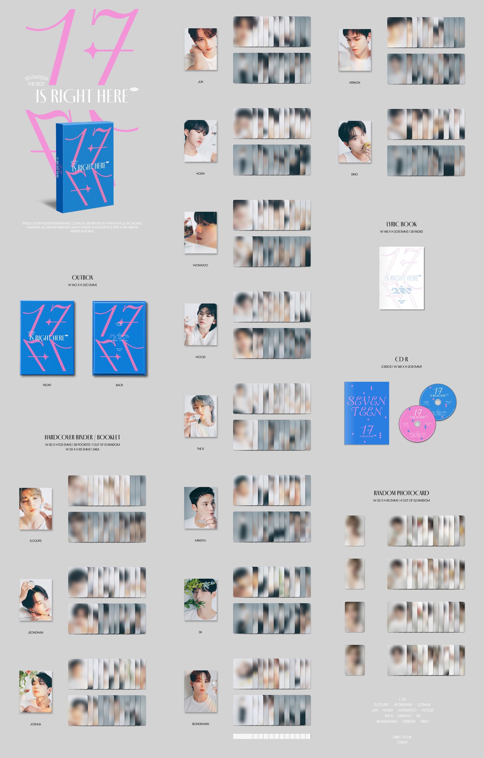 SEVENTEEN - SEVENTEEN BEST ALBUM '17 IS RIGHT HERE' (Dear ver.) – Image 2