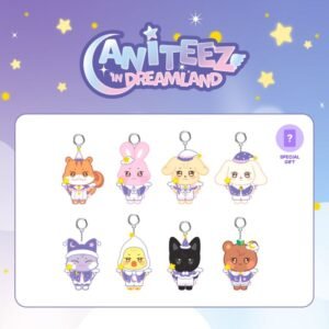 ATEEZ - [ANITEEZ IN DREAMLAND] - PLUSH KEYRING (Guardian angel)