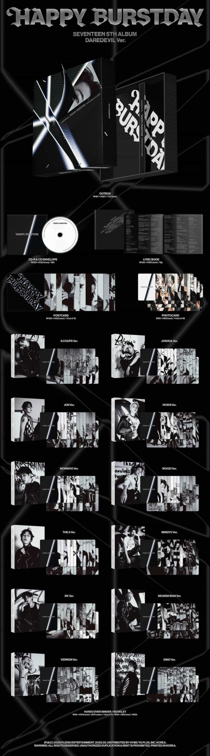 SEVENTEEN - HAPPY BURSTDAY (Daredevil ver.) – Image 2