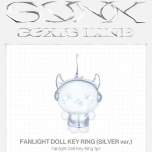 AESPA - [SYNK : aeXIS LINE] CONCERT MD - FANLIGHT DOLL KEYRING (SILVER VER.)
