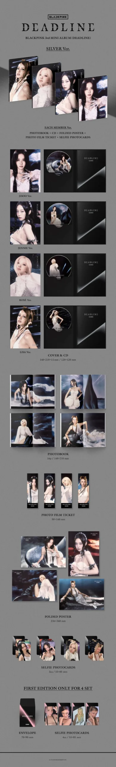 BLACKPINK - DEADLINE (Silver ver.) (Member ver.) – Image 2