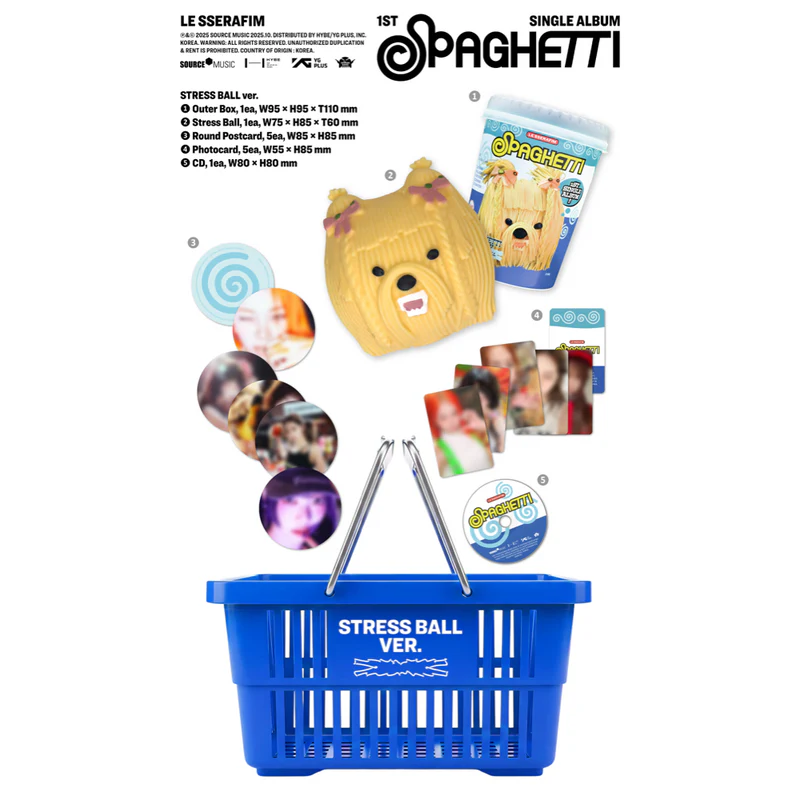 LE SSERAFIM - SPAGHETTI (Stress ball ver.) – Image 2