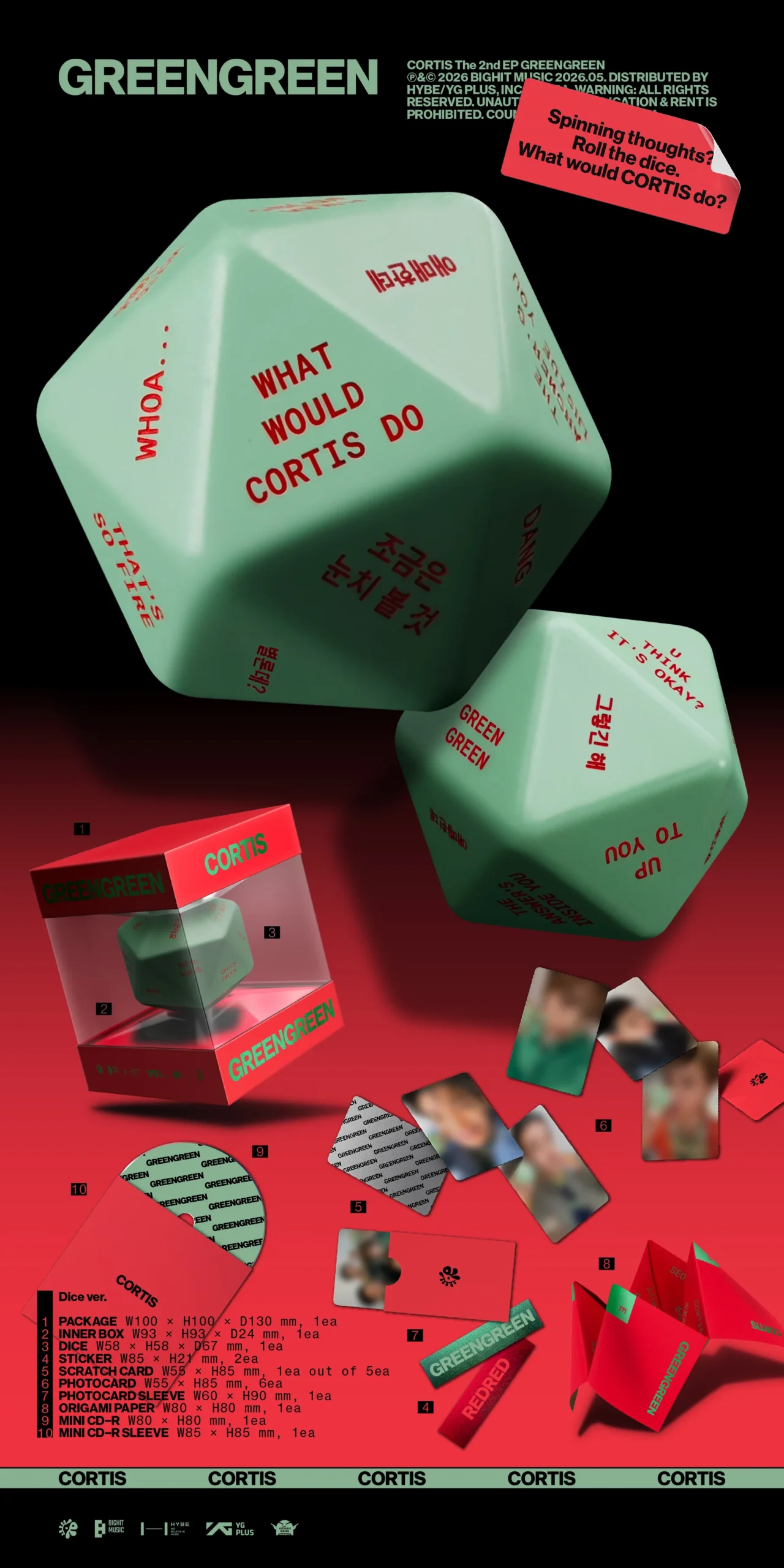 CORTIS - GREENGREEN (DICE VER.) – Image 2