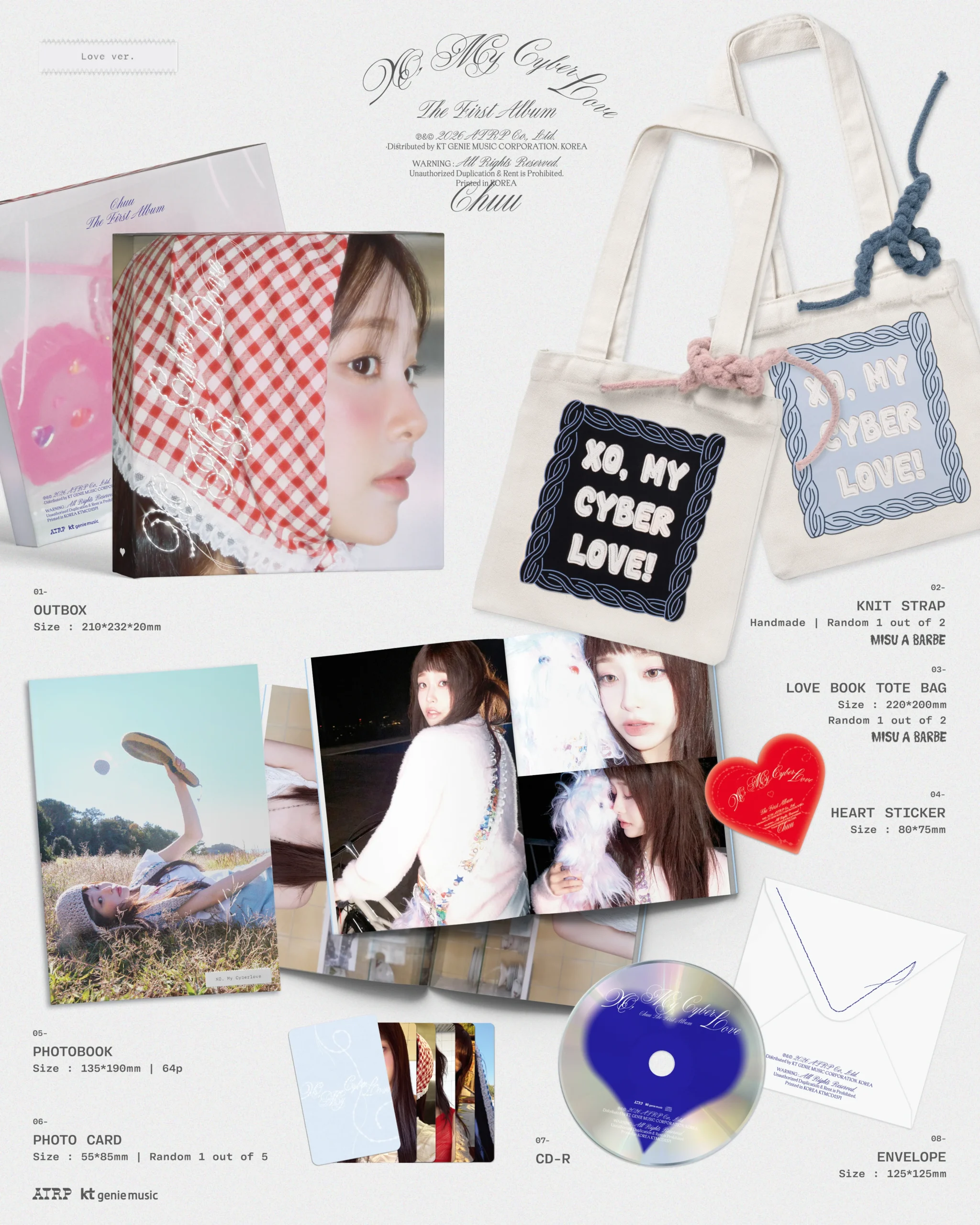 CHUU - XO, MY CYBER LOVE (Love Ver.) – Image 2