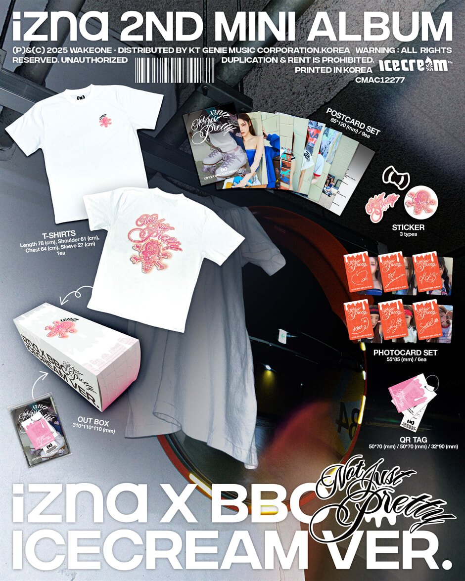 IZNA - NOT JUST PRETTY (IZNA x BBC ICECREAM Ver.) (Limited Edition) – Image 2