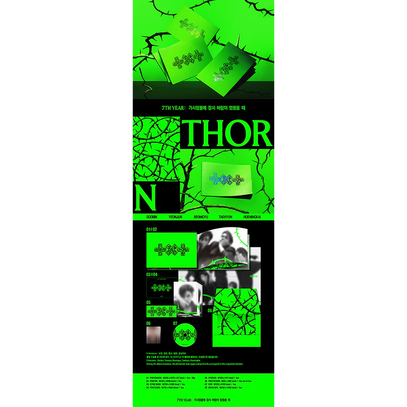 TXT - 7TH YEAR : A MOMENT OF STILLNESS IN THE THORNS (Thorn ver.) – Image 2