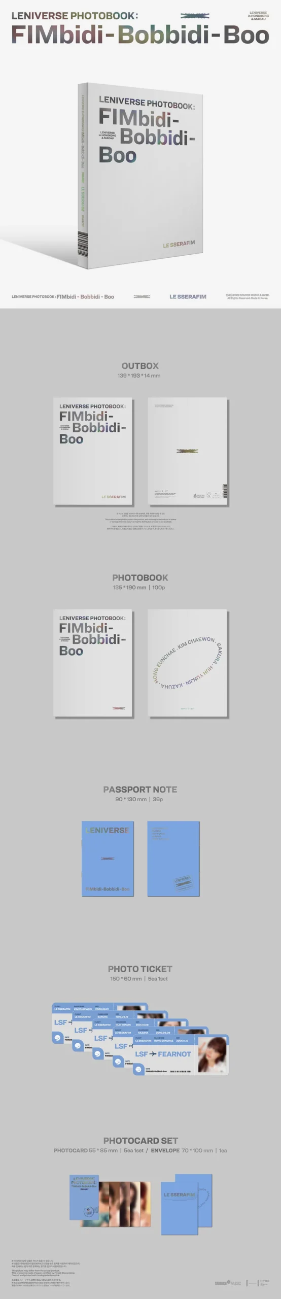 LE SSERAFIM - LENIVERSE PHOTOBOOK : FIMbidi-Bobbidi-Boo – Image 2