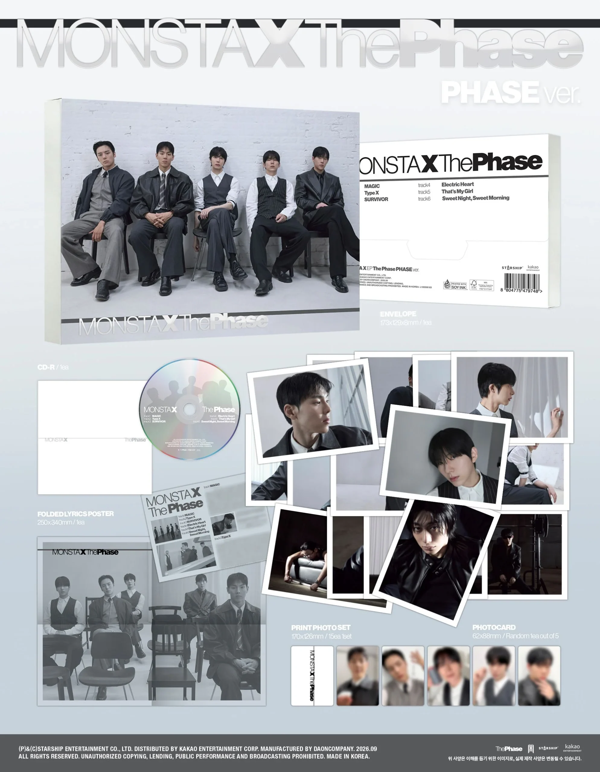 MONSTA X - THE PHASE (PHASE Ver.) – Image 2